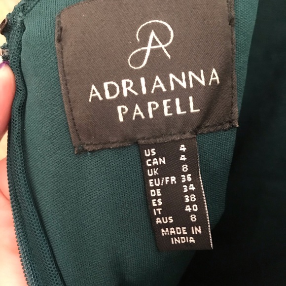 Adrianna Papell geometric beaded gown - Picture 4 of 4